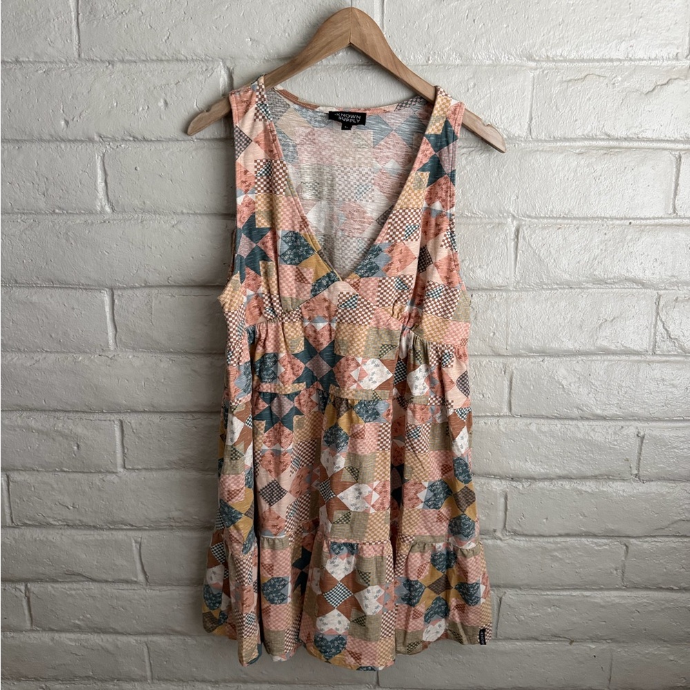 100% organic cotton baby doll patch dress